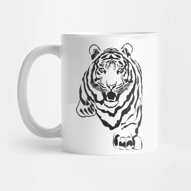 Tiger (black print) by aceofspace